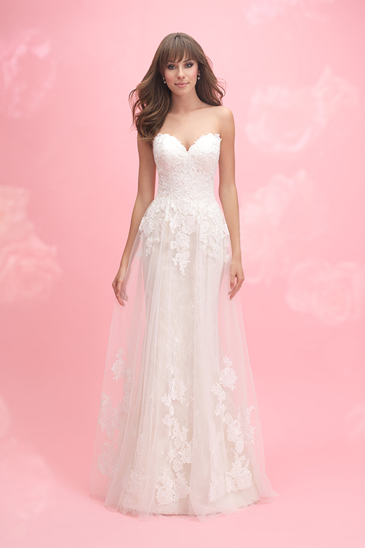 3057 Allure Romance Modern Bridal Gown