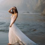 F115 Lily Wilderly Bride Boho Sheath Wedding Dress