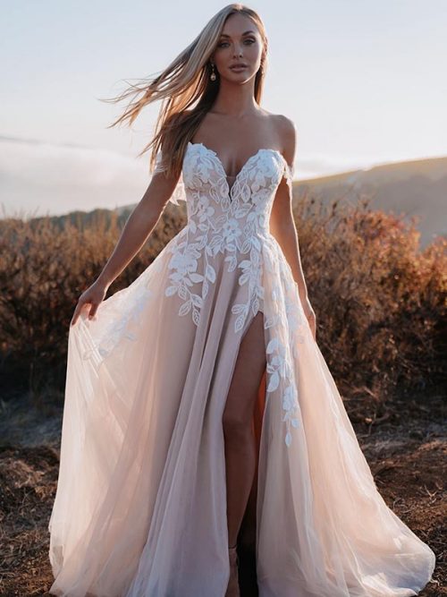 Allure Romance 3500 Bohemian Beauty Wedding Dress