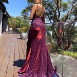 JX5076 Jadore High Split Fromal Dress