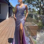 JX5076 Jadore High Split Fromal Dress