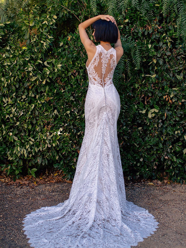 Halter Silhouettes F240 Wilderly Bridal Wedding Dress