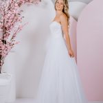Corset fitted debutante gown