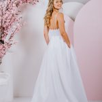 Sweet A-Line debutante gown