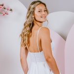 Sweet A-Line debutante gown