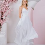 Sweet A-Line debutante gown