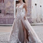 Tulle Train Wedding Dress