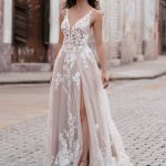 Tulle Train Wedding Dress
