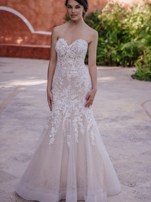 Allure Bridals fit and flare Wedding Dress
