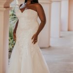 Allure Bridals fit and flare Wedding Dress