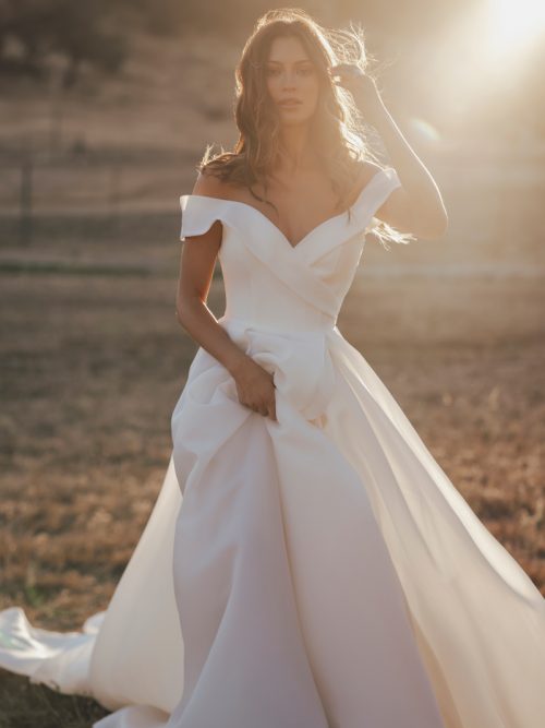 Off Shoulder Wedding Dress R3602 Allure Romance