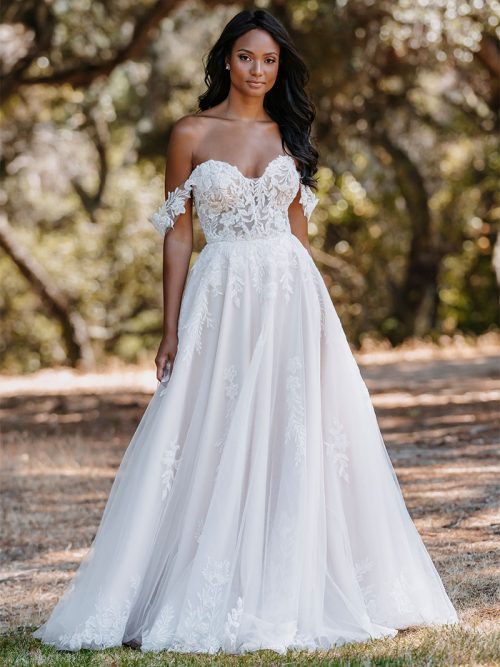 9902 A-line wedding dress