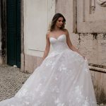 Abella sparkling tulle overlay