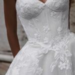 Abella sparkling tulle overlay