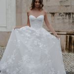 Abella sparkling tulle overlay