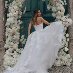 Abella sparkling tulle overlay