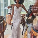 Madison James removable lace jacket Dress