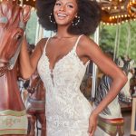 Madison James removable lace jacket Dress