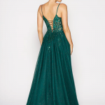 Cut-Out Neckline Formal Dress