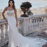 Delicate Spaghetti Straps Wedding Dress