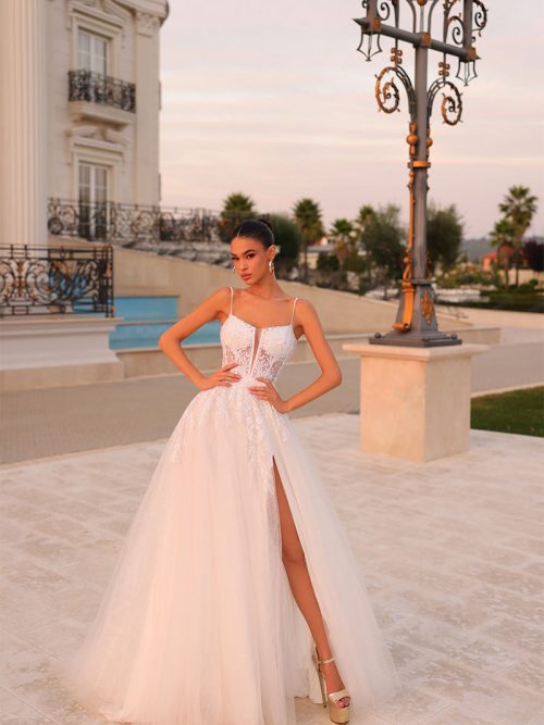 TE216W Tina Holly Wedding Dress