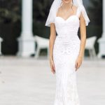 mid-low back Wedding Dress